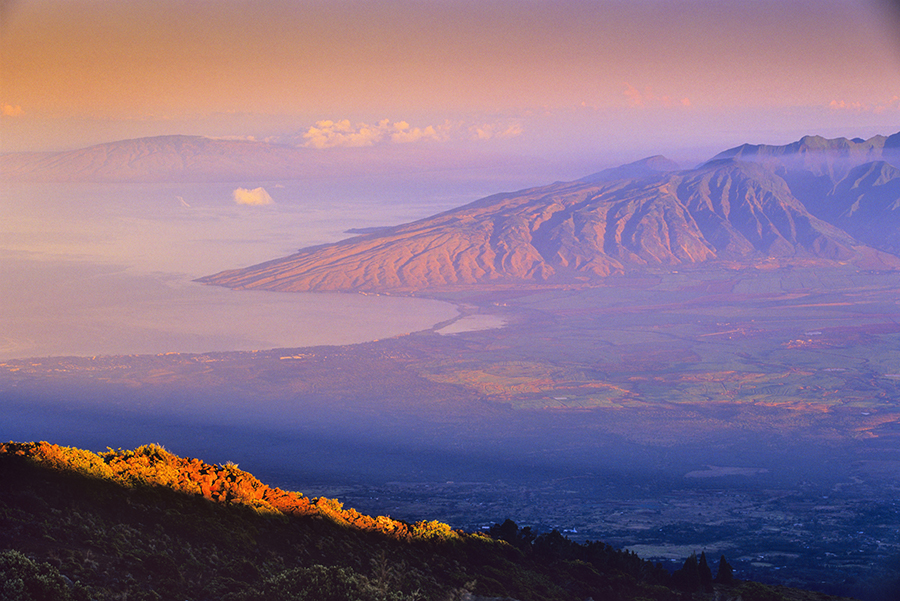 View of Maui from Haleakala National Park
